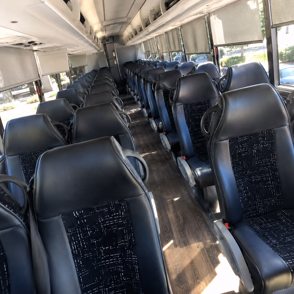charter buses for corporate events and office shuttles