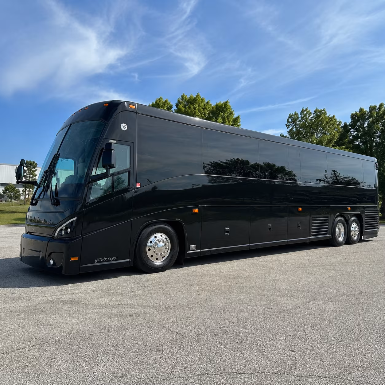 new rochelle 47 passenger charter bus