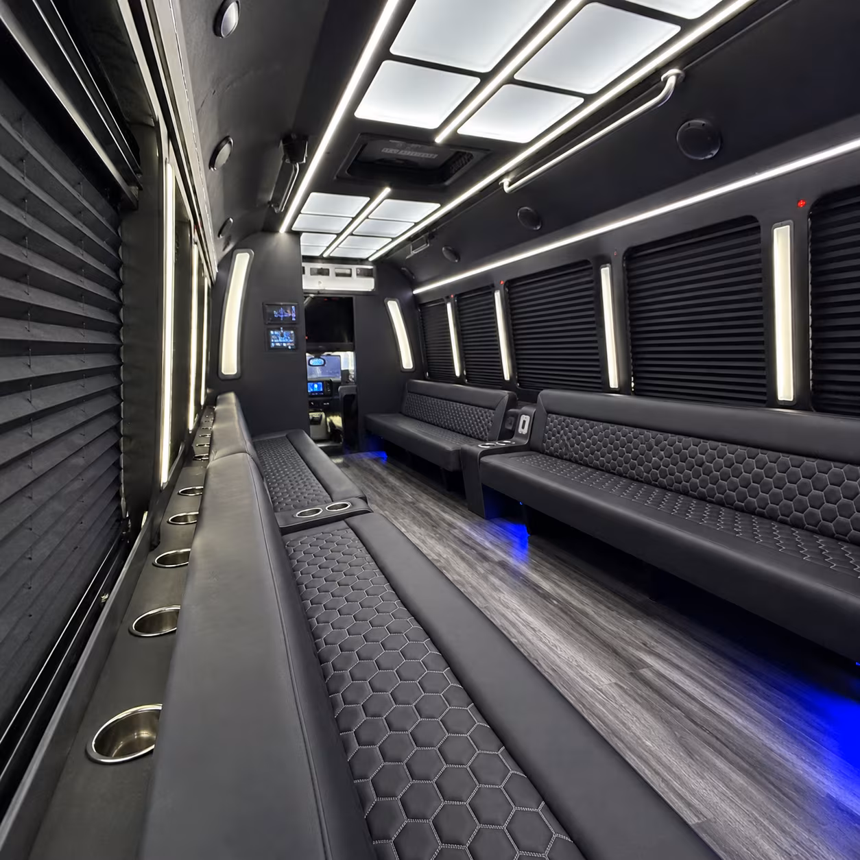 new rochelle party bus inside