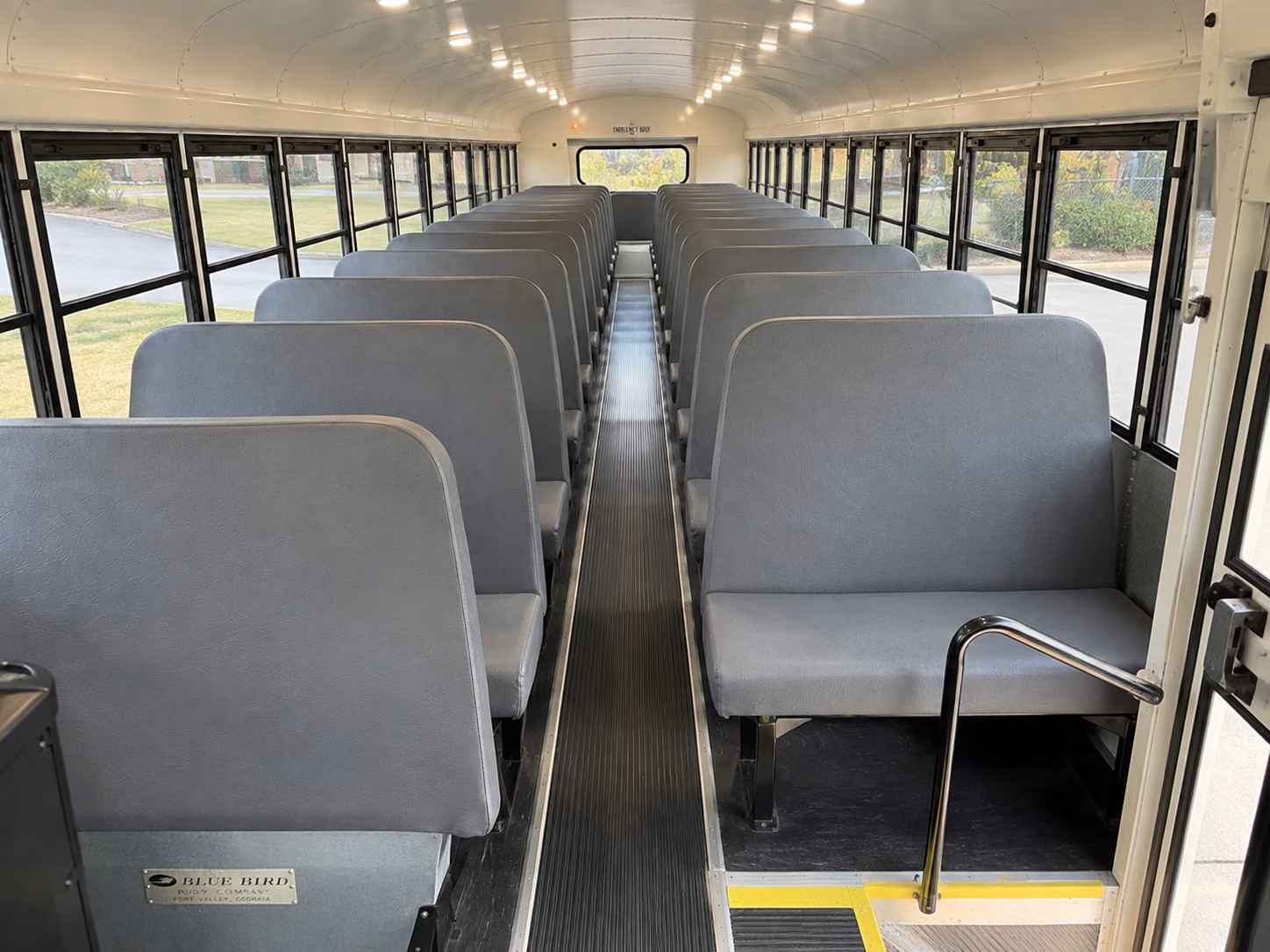 new rochelle school bus inside